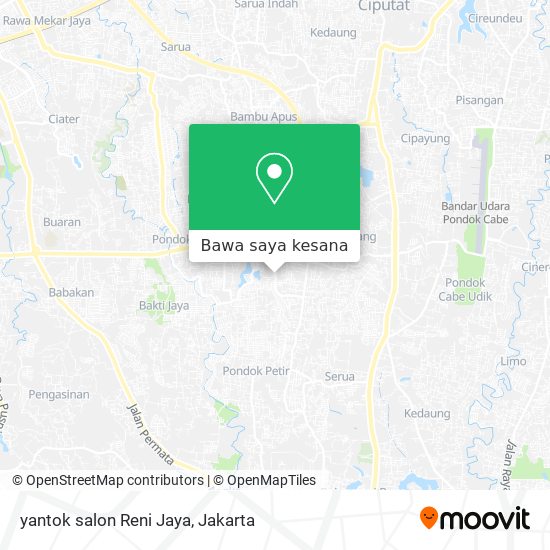 Peta yantok salon Reni Jaya