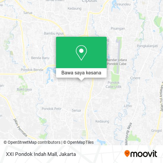 Peta XXI Pondok Indah Mall