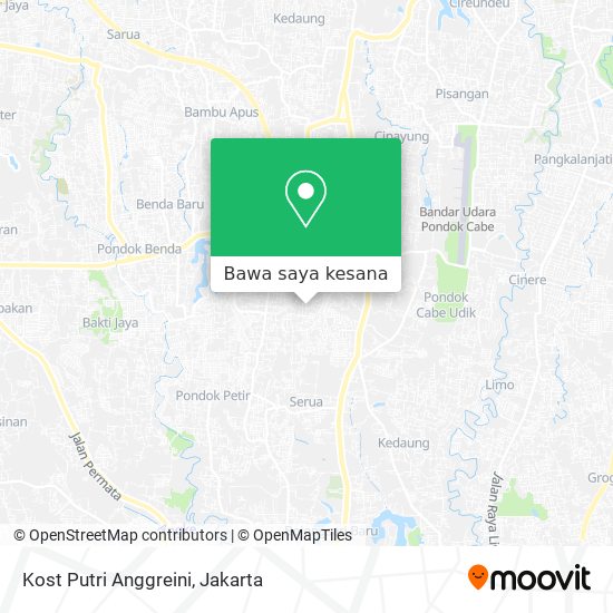 Peta Kost Putri Anggreini