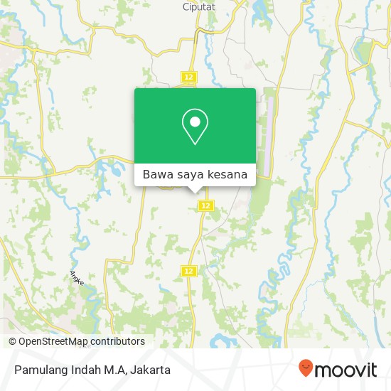 Peta Pamulang Indah M.A