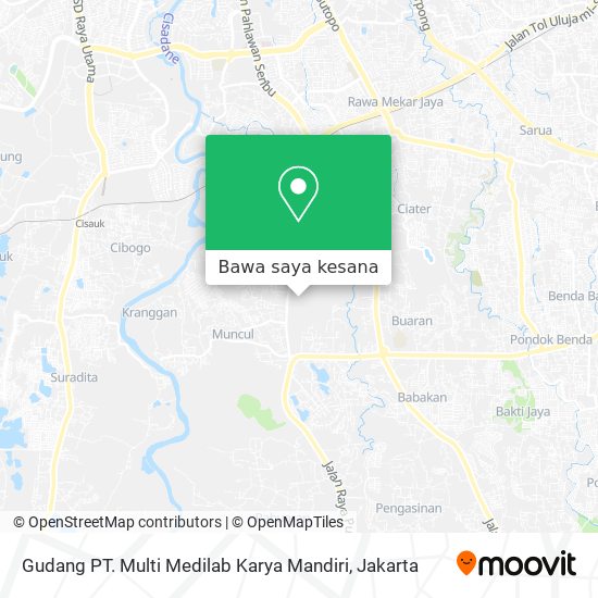 Peta Gudang PT. Multi Medilab Karya Mandiri