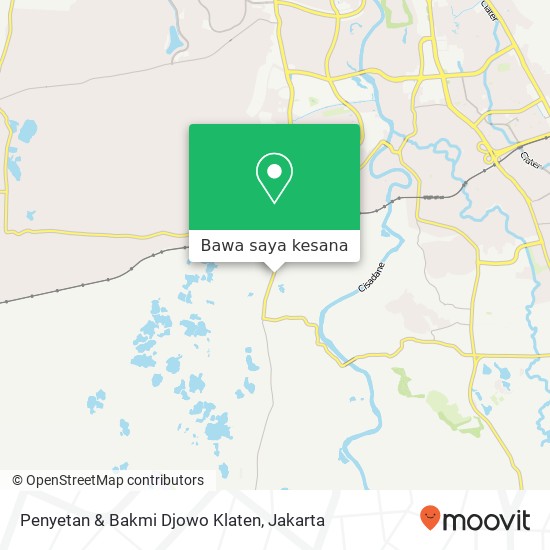 Peta Penyetan & Bakmi Djowo Klaten