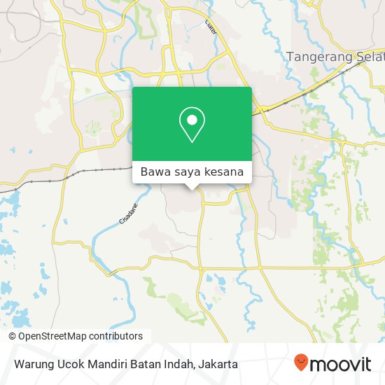 Peta Warung Ucok Mandiri Batan Indah