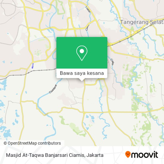Peta Masjid At-Taqwa Banjarsari Ciamis