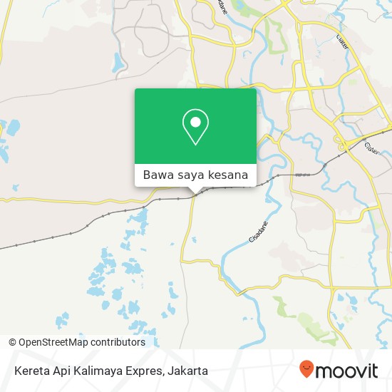 Peta Kereta Api Kalimaya Expres