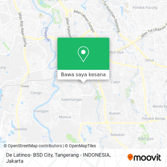 Peta De Latinos- BSD City, Tangerang - INDONESIA