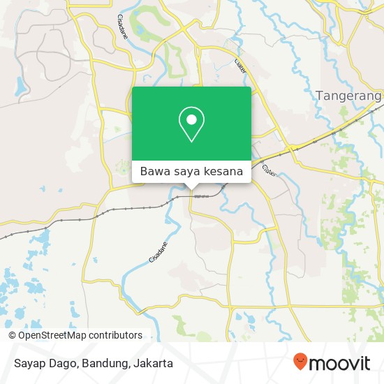 Peta Sayap Dago, Bandung