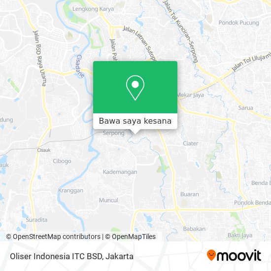 Peta Oliser Indonesia ITC BSD