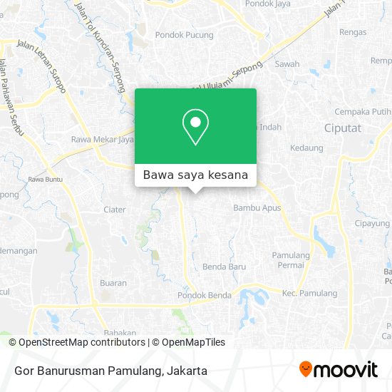 Peta Gor Banurusman Pamulang