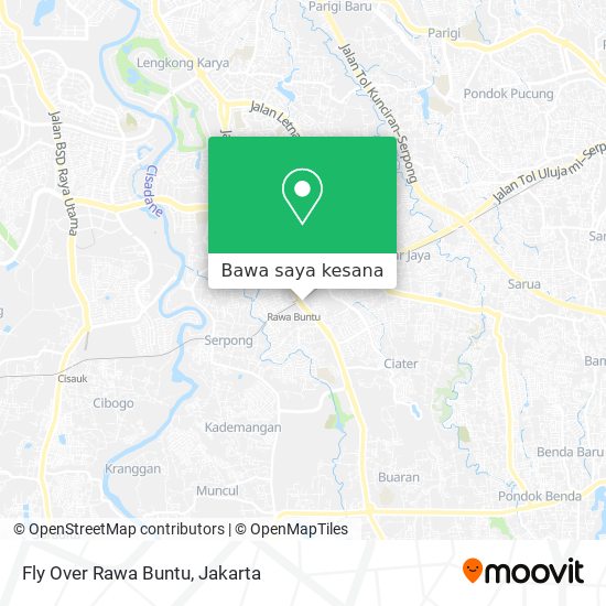 Peta Fly Over Rawa Buntu
