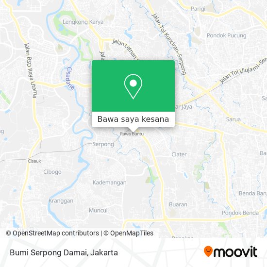 Peta Bumi Serpong Damai