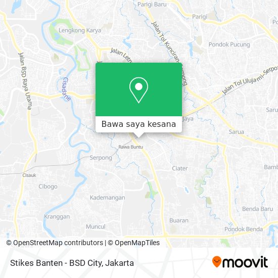 Peta Stikes Banten - BSD City