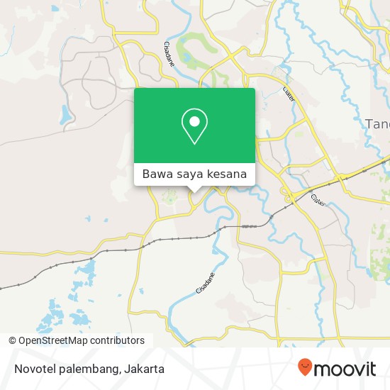 Peta Novotel palembang