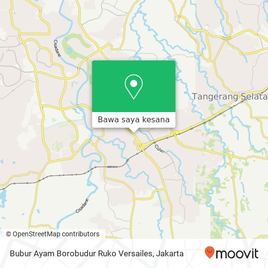 Peta Bubur Ayam Borobudur Ruko Versailes