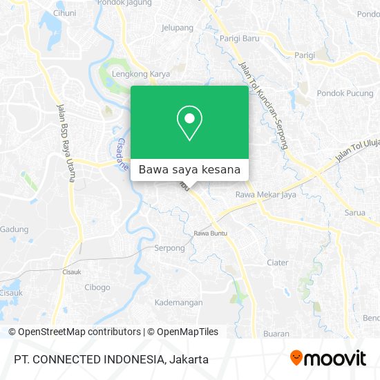 Peta PT. CONNECTED INDONESIA