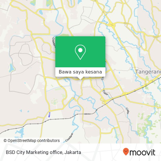 Peta BSD City Marketing office