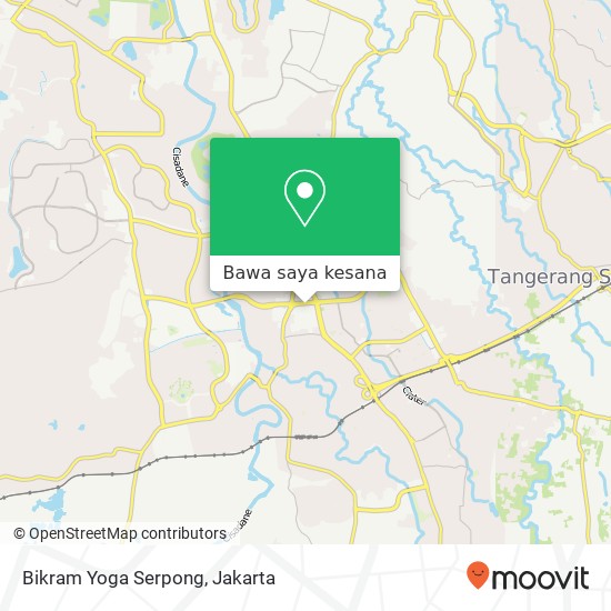 Peta Bikram Yoga Serpong