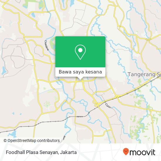 Peta Foodhall Plasa Senayan