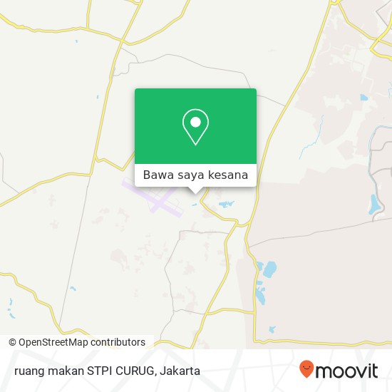 Peta ruang makan STPI CURUG