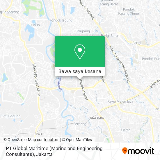 Peta PT Global Maritime (Marine and Engineering Consultants)