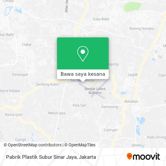 Peta Pabrik Plastik Subur Sinar Jaya