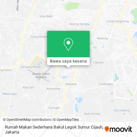 Peta Rumah Makan Sederhana Bakul Legok Sumur Cijauh