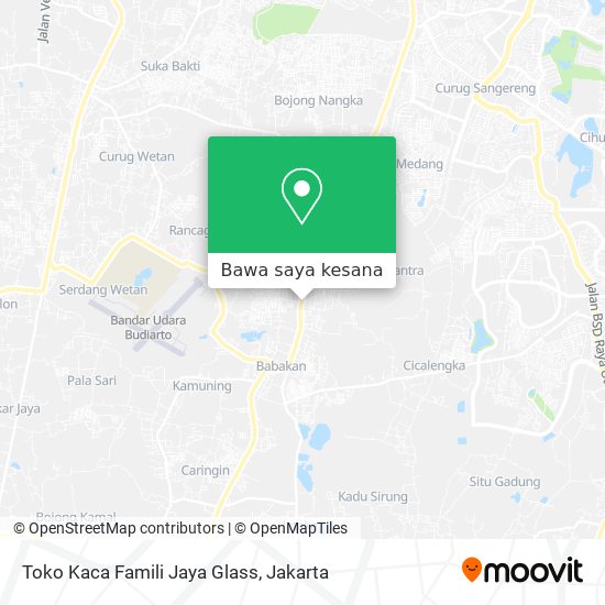 Peta Toko Kaca Famili Jaya Glass