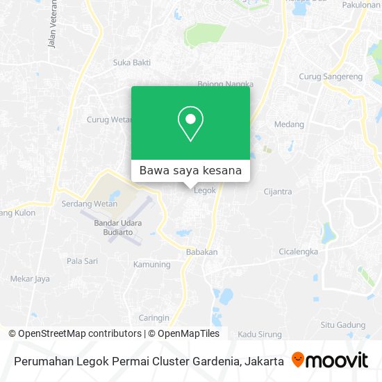 Peta Perumahan Legok Permai Cluster Gardenia