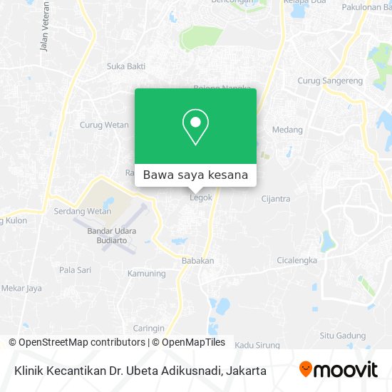 Peta Klinik Kecantikan Dr. Ubeta Adikusnadi