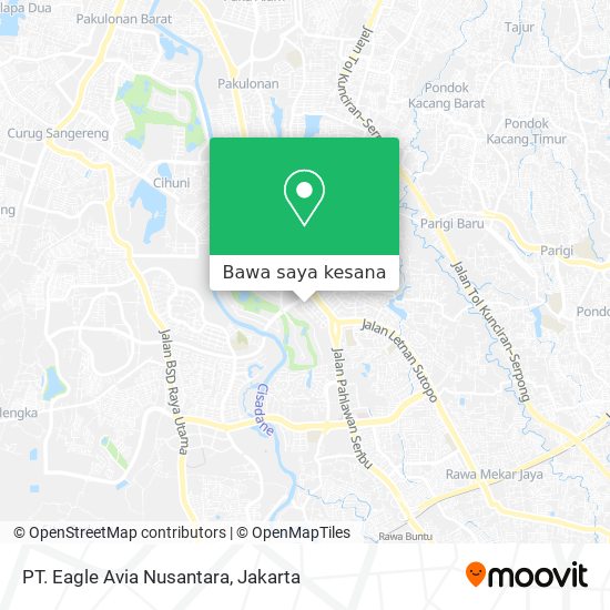 Peta PT. Eagle Avia Nusantara
