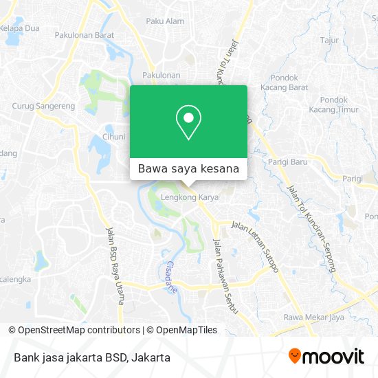 Peta Bank jasa jakarta BSD