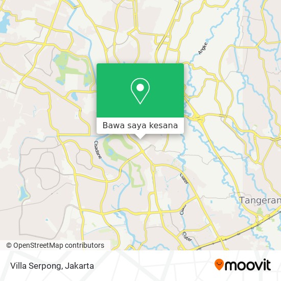 Peta Villa Serpong