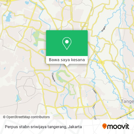 Peta Perpus stabn sriwijaya tangerang