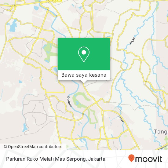 Peta Parkiran Ruko Melati Mas Serpong