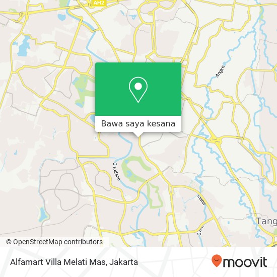 Peta Alfamart Villa Melati Mas