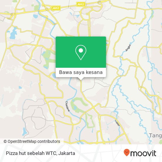 Peta Pizza hut sebelah WTC