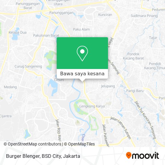 Peta Burger Blenger, BSD City