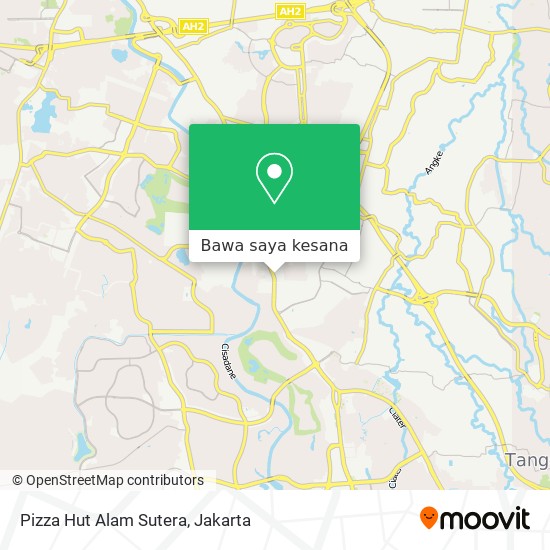 Peta Pizza Hut Alam Sutera