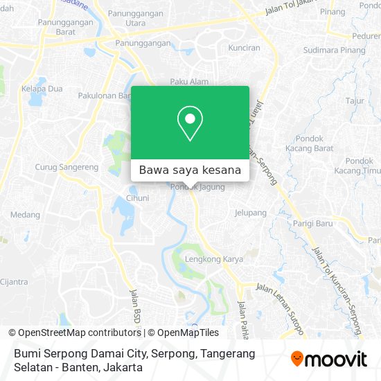 Peta Bumi Serpong Damai City, Serpong, Tangerang Selatan - Banten