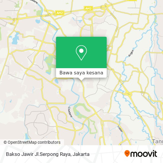 Peta Bakso Jawir Jl.Serpong Raya