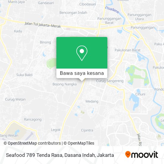 Peta Seafood 789 Tenda Rasa, Dasana Indah