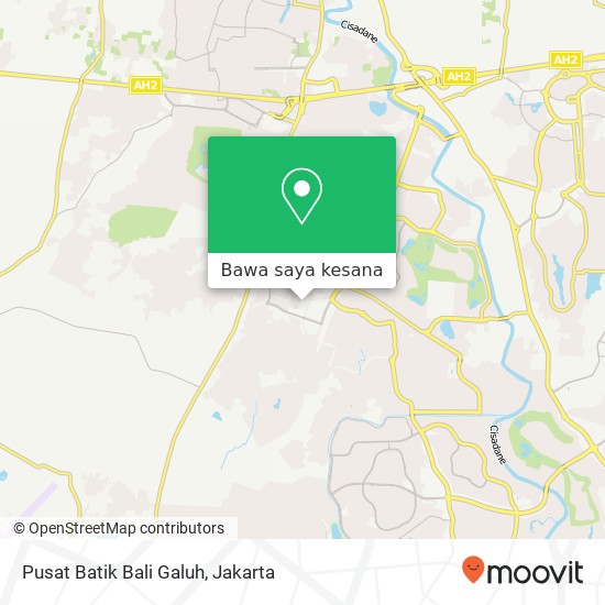 Peta Pusat Batik Bali Galuh