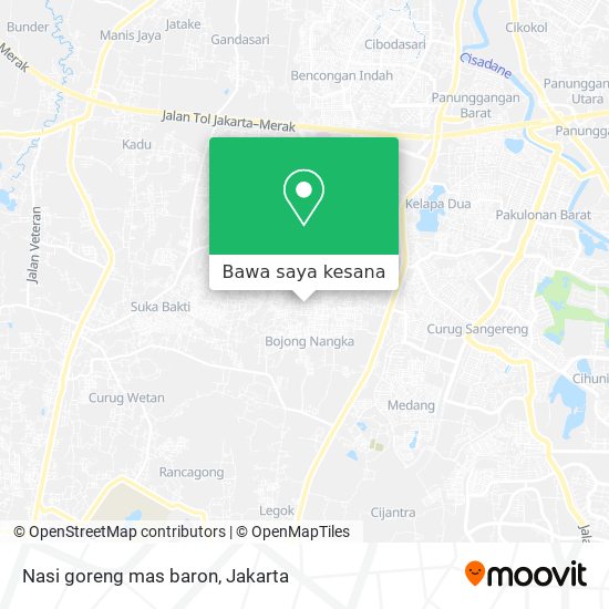 Peta Nasi goreng mas baron