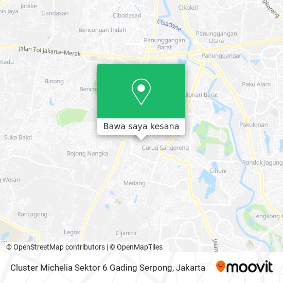 Peta Cluster Michelia Sektor 6 Gading Serpong
