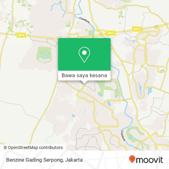 Peta Benzine Gading Serpong