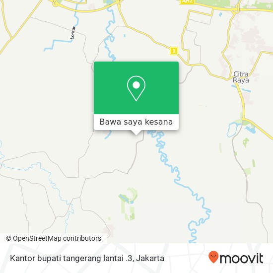 Peta Kantor bupati tangerang lantai .3