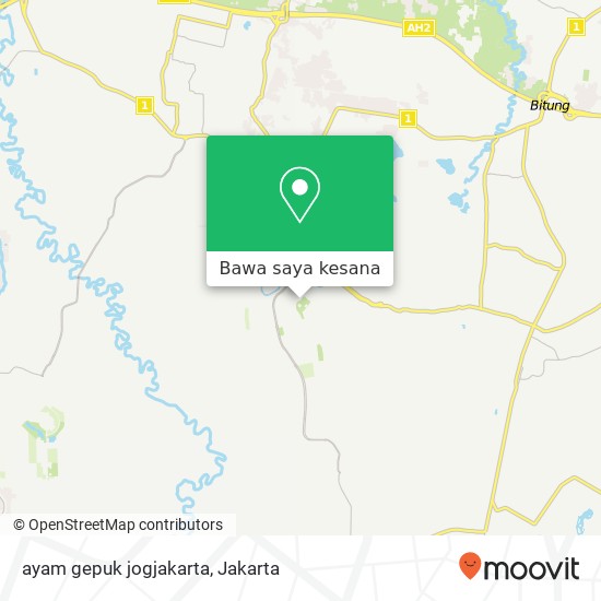 Peta ayam gepuk jogjakarta