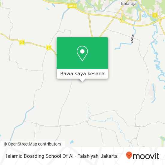 Peta Islamic Boarding School Of Al - Falahiyah