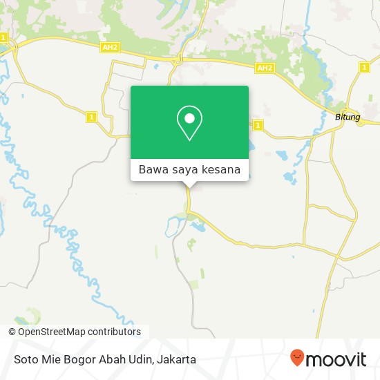 Peta Soto Mie Bogor Abah Udin