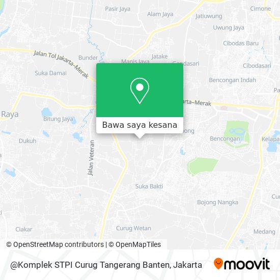 Peta @Komplek STPI Curug Tangerang Banten